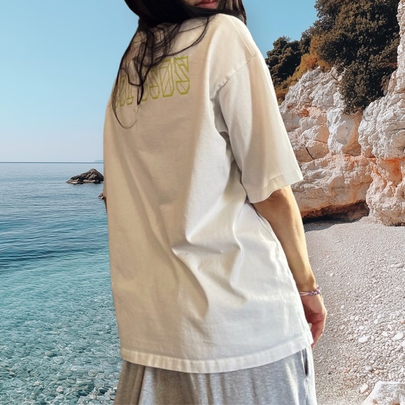 MUKZIN Lime and White Graphic Tee - Picture 4 of 9